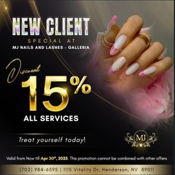 Mj Nails & Lashes At Galleria