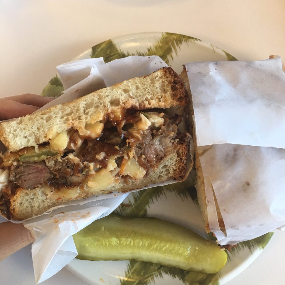 Crazy Beans - Pulled Pork Panini ($10.95) - Breakfast & Brunch Near Me - Greenport, New York Crazy Beans - Pulled Pork Panini ($10.95) - Breakfast & Brunch Near Me - Greenport, New York