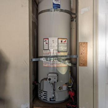 DH Plumbing & Rooter - New 50 gallon gas water heater replacement Bradford White. - Plumbing Near Me DH Plumbing & Rooter - New 50 gallon gas water heater replacement Bradford White. - Plumbing Near Me