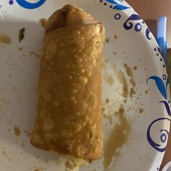Egg roll (minus a bite!)