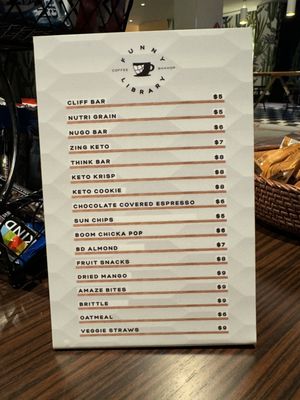 Menu photo 3 Funny Library Coffee Shop Las Vegas, NV Menu photo 3 Funny Library Coffee Shop Las Vegas, NV