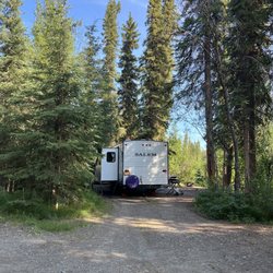 Tolsona Wilderness Campground - All campsites are creekside!