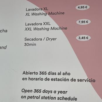 V2 Gasolina Arenal - Pricing Options - Laundromat Near Me - Palma, PM