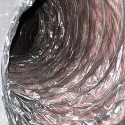 Duct Doctor - What it looked like after the return duct was cleaned. This supplies the furnace with air.