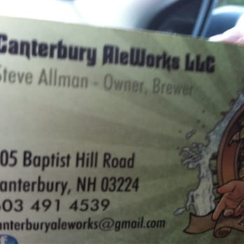 Canterbury AleWorks - Breweries Near Me - Canterbury, New Hampshire Canterbury AleWorks - Breweries Near Me - Canterbury, New Hampshire