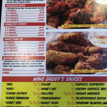 Wing Daddy’s Sauce House - The bites are like wing size at BWW, The tenders are pretty big too, blackberry habanero little heat - Chicken Wings Near Me - Lubbock, Texas