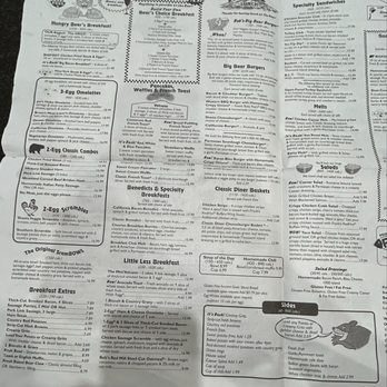 Black Bear Diner Arvin - Menu - Breakfast & Brunch Near Me - Arvin, California