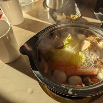 Halal Street - Hotpot with the fixings boiling away - Hot Pot Near Me - Newark, California Halal Street - Hotpot with the fixings boiling away - Hot Pot Near Me - Newark, California