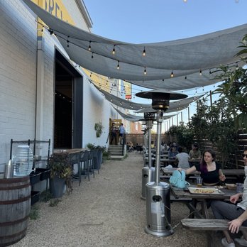 The Brewtorium Brewery & Kitchen - Outside patio seating - Brewpubs Near Me - Austin, Texas