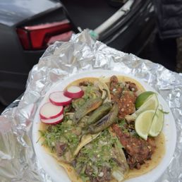 Tripas, buche, cabeza, lengua and suadero Tripas, buche, cabeza, lengua and suadero