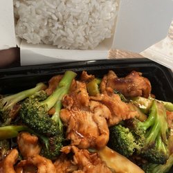 China House - I ordered my daughter Fried Chicken wings ( extra crispy) and pork fried rice .  Also we ordered white rice and chicken and broccoli