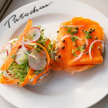 Cafe Patachou - Smoked Salmon Bagel - Breakfast & Brunch Near Me - Carmel, Indiana Cafe Patachou - Smoked Salmon Bagel - Breakfast & Brunch Near Me - Carmel, Indiana