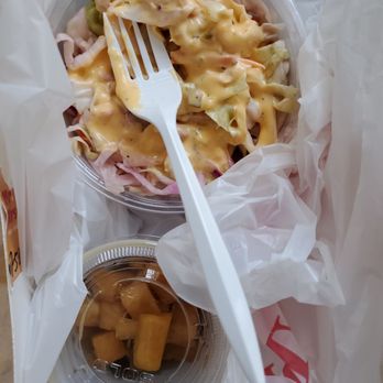 Mr.Chicken & Mrs.Tea - Cole slaw, pickled radish (dark color from soy sauce I think). - Chicken Wings Near Me - Ozone Park, New York Mr.Chicken & Mrs.Tea - Cole slaw, pickled radish (dark color from soy sauce I think). - Chicken Wings Near Me - Ozone Park, New York