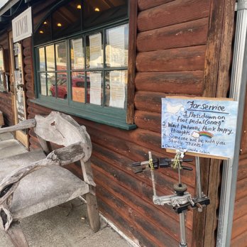 Sam's Log Cabin - Very cute way to say just be patient! - Breakfast & Brunch Near Me - Albany, California Sam's Log Cabin - Very cute way to say just be patient! - Breakfast & Brunch Near Me - Albany, California