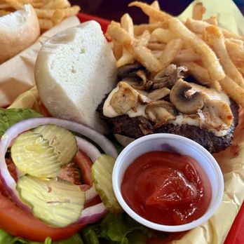 Wild West Burgers - Mushroom Swiss meal - Burgers Near Me - San Antonio, Texas