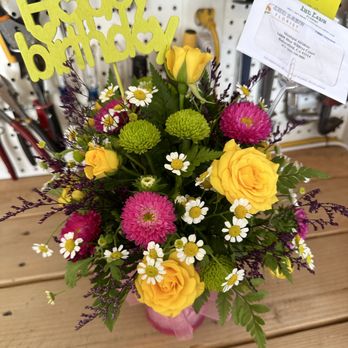 Log Cabin Florist - Just as described online. A lovely birthday arrangement! - Florists Near Me - Bakersfield, California