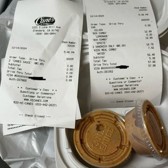 Raising Cane's Chicken Fingers - Fast Food Near Me - Glendora, California