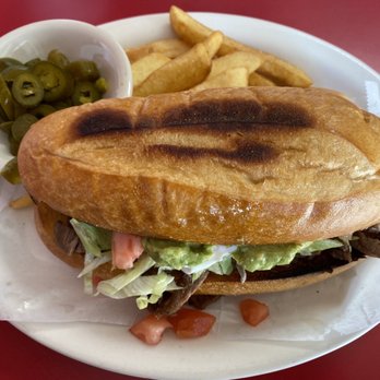 Taco La Gardenia - Torta de Carne Asada - Mexican Near Me - San Antonio, Texas