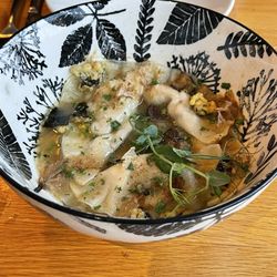 Albacore - Dumplings & Dashi