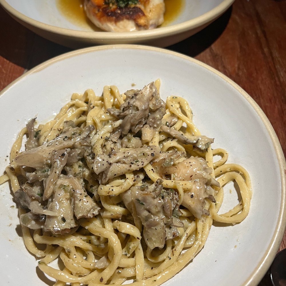 Rustic Canyon - Sourdough pasta with pacific chanterelles and maitake - Wine Bars Near Me - Santa Monica, California Rustic Canyon - Sourdough pasta with pacific chanterelles and maitake - Wine Bars Near Me - Santa Monica, California