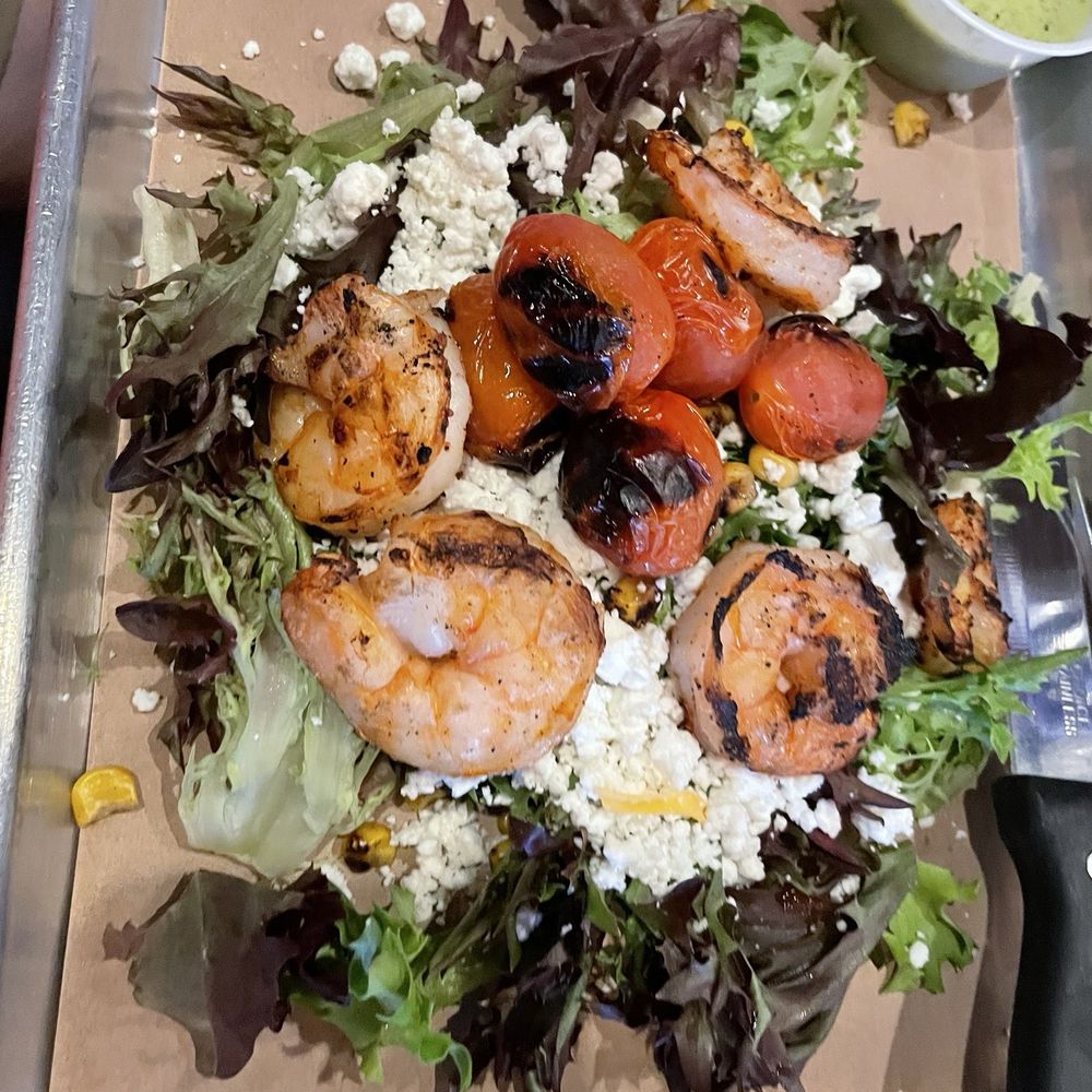 Grilled shrimp salad Grilled shrimp salad