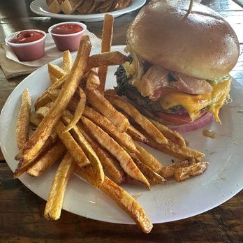 NN Burger - Tappahannock - Classic loaded bacon cheeseburger with fries. - Burgers Near Me - Tappahannock, Virginia NN Burger - Tappahannock - Classic loaded bacon cheeseburger with fries. - Burgers Near Me - Tappahannock, Virginia