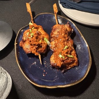 Gaia - Huli chicken skewers - Seafood Near Me - Hanalei, Hawaii Gaia - Huli chicken skewers - Seafood Near Me - Hanalei, Hawaii