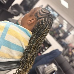 Funmi Braids - Half Conrow/braids