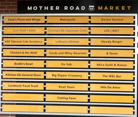 Menu photo 8 Mother Road Market Tulsa, OK