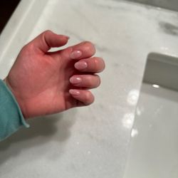 Foxy Nails III - Not an almond shape at all and he argued with me when I tried to tell them that they needed to be pointy to be almond.