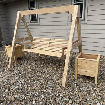 Tim’s Craftsman & Handyman Services - Custom Cedar Garden Swing - Handyman Near Me Tim’s Craftsman & Handyman Services - Custom Cedar Garden Swing - Handyman Near Me