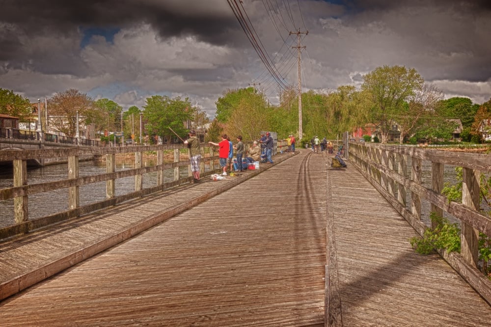 Barrington Warren Bridge.. Stripers are running! Yelp
