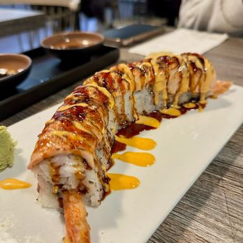 Hako - Love Dragon Roll - OMG SO GOOD!! The torch is everything - Sushi Bars Near Me - Irvine, California Hako - Love Dragon Roll - OMG SO GOOD!! The torch is everything - Sushi Bars Near Me - Irvine, California