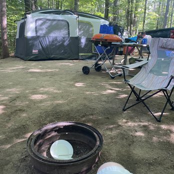 Foothills Family Campground - Our campsite. You can get them with electricity and water or without. - Campgrounds Near Me - Tamworth, New Hampshire