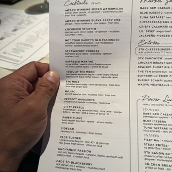 Stk Rooftop Menu STK STEAKHOUSE MIDTOWN NYC - Updated December 2025 - 2711 Photos & 2247 ...