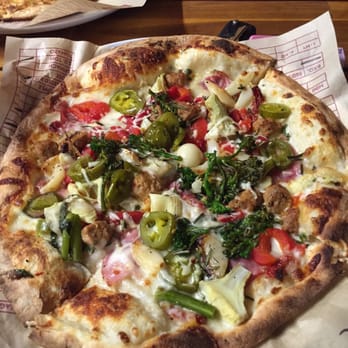 MOD Pizza - Build your own MOD size pizza. $7 and some change for this. Soooo yummy - Pizza Near Me - Salem, Oregon