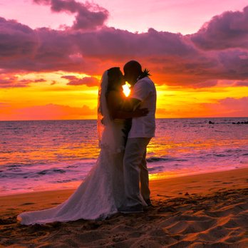 Maui Wedding Adventures - Sunsetting between our hearts after our beautiful beach ceremony - Palauea Beach - Wedding Planning Near Me Maui Wedding Adventures - Sunsetting between our hearts after our beautiful beach ceremony - Palauea Beach - Wedding Planning Near Me