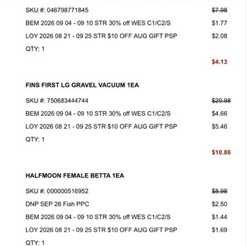 Pet Supplies Plus St. Johns - Store receipts - Pet Stores Near Me - Saint Augustine, Florida