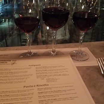 Osteria della Pace - Try the Brunello wine flight! - Italian Near Me - New York, New York Osteria della Pace - Try the Brunello wine flight! - Italian Near Me - New York, New York