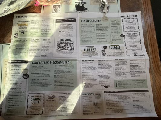 Menu photo 1 Black Bear Diner Vacaville Vacaville, CA
