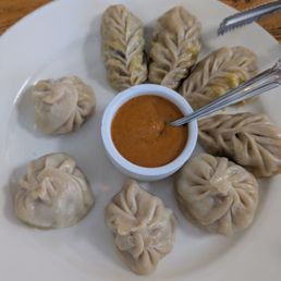Pork and veggie dumplings