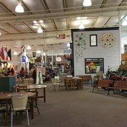 the interior of the store