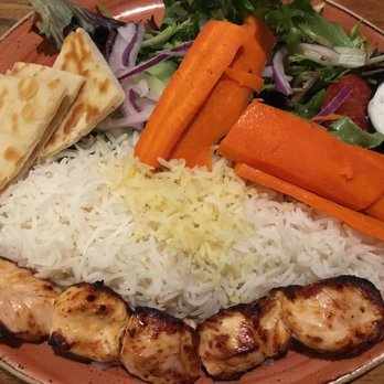 Luna Grill University Center - chicken kabob plate - Mediterranean Near Me - Irvine, California Luna Grill University Center - chicken kabob plate - Mediterranean Near Me - Irvine, California
