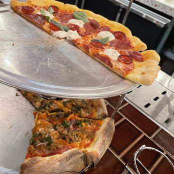 Bambino - gf pizza on top and normal pizza on the bottom - Pizza Near Me - Austin, Texas Bambino - gf pizza on top and normal pizza on the bottom - Pizza Near Me - Austin, Texas