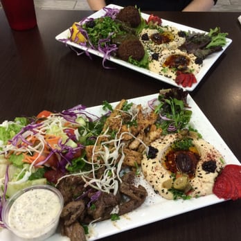 Cleo's - Combo shawarma chicken and beef and veggie platter. - Mediterranean Near Me - New Orleans, Louisiana Cleo's - Combo shawarma chicken and beef and veggie platter. - Mediterranean Near Me - New Orleans, Louisiana