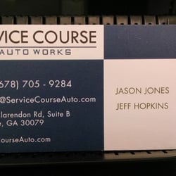 Service Course Auto Works