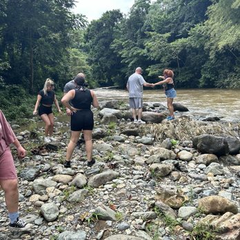 Carabali Rainforest Park - Along the creek.  Water was high so we didn't get in but was told normal you are welcome to. - Horseback Riding Near Me - Luquillo, Puerto Rico