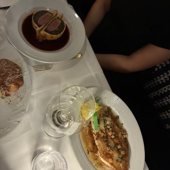 Restaurant Francois - The lamb entree (top), and one of their fish specials (bottom). I tried the lamb - SO good!! - French Near Me - Austin, Texas Restaurant Francois - The lamb entree (top), and one of their fish specials (bottom). I tried the lamb - SO good!! - French Near Me - Austin, Texas
