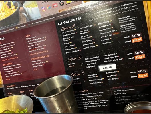 Menu photo 8 FIREPAN Korean BBQ Falls Church, VA Menu photo 8 FIREPAN Korean BBQ Falls Church, VA
