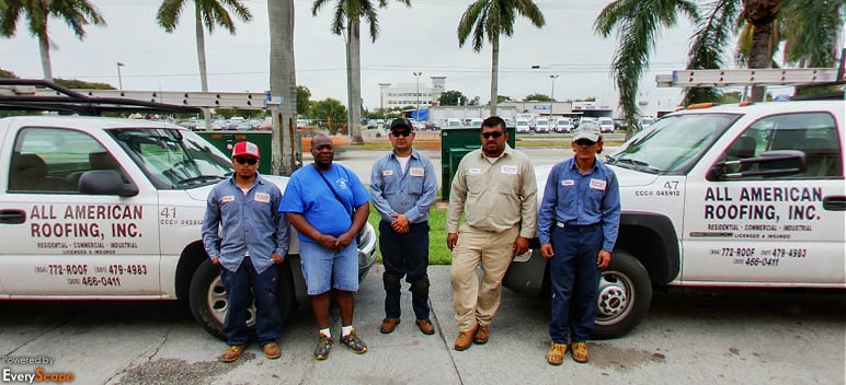 Slide of All American Roofing